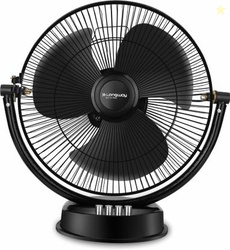 Longway Speedy with 1 Year Warranty Ultra High Speed 300 mm Table Fan(Black | Pack of 1)