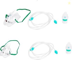 Control D Adult & Child Mask Kit Nebulizer(Transparent, Blue)