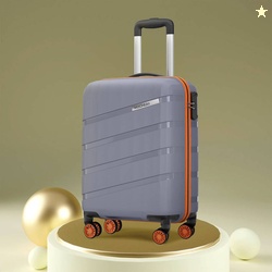 Safari Small Cabin Suitcase (55 cm) 8 Wheels - Magnum Evolix 55 - Grey, Orange