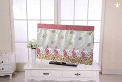 VirBhadra for 32 inch LCD/LED Cover - Tv Monitor LCD/LED Cover For 32 To 36 inch Tv(Pink & White)