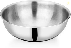bhalaria Bhalaria Triply Tasla 22Cm Tasla 2.2 L capacity 22 cm diameter(Stainless Steel, Induction Bottom)
