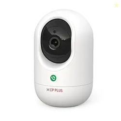 CP PLUS 3 MP Full HD Wi-Fi PT Security Video Camera | 360View with Motion Detection | Night Vision | Two Way Talk | Supports Alexa & OK Google | 15 Mtr, White - CP-E34A