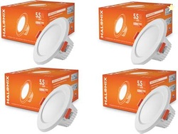 HALONIX Kornet Max 5.5W Downlighter white 75mm Cut out Pack 4 Ceiling Light Ceiling Lamp(White)