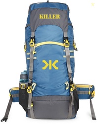 KILLER Travel bag for men tourist backpack for hiking trekking camping Rucksack - 65 L(Green)