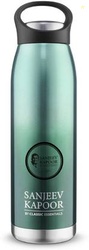 Sanjeev Kapoor By Classic Essentials Delta Stainless Steel Hot & Cold Double Wall Insulated 1000 ml Steel Flask(Pack of 1, Green)