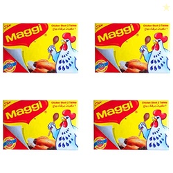 Maggi Chicken Stock Cubes, 0.71 oz  20 g, 4 Pack
