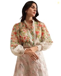LADILA ENTERPRISE Women Floral Print Regular Fit Top
