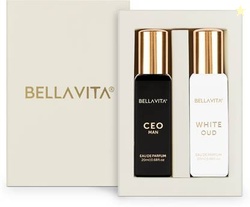 BELLAVITA CEO MAN perfume & WHITE OUD perfume combo| Citrus & Woody Notes |Long Lasting| Eau de Parfum - 40 ml(For Men & Women)