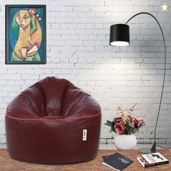 Flipkart SmartBuy XXXL Tear Drop Bean Bag Cover (Without Beans)(Maroon)