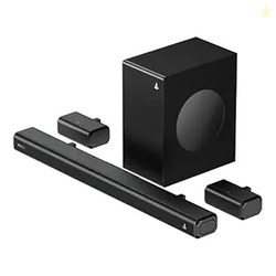 boAt (2025 Aavante Prime 5.1 5000D, Cinematic Dolby Audio, 500W Signature Sound, 5.1-CH, Multiple Ports, EQ Modes & Remote, Bluetooth Sound bar, Home Theatre Soundbar Speaker (Premium Black)