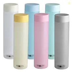 Frosty Plastic Food Grade Fridge Round Water Bottle Gift Set(6 pieces, 1L,Assorted) | 950 milliliter
