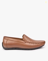 SCHUMANN Reptilian Embossed Loafers with Braiding