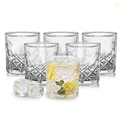 CELLO Classix Glass Tumblers | Set of 6 | 215ml | Clear