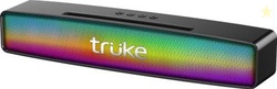 truke ThunderBar with 6hrs Playtime, Dual 52mm Driver, RGB LEDs,Portable 16 W Bluetooth Speaker(Black, Stereo Channel)