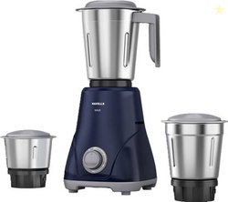 HAVELLS Wave 500 W Mixer Grinder(GHFMGFWB050 | 3 Jars | Blue)