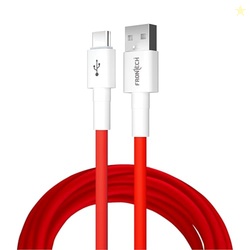 FRONECH USB Type-C Fast Charging Cable | 100W Power Delivery | 1M Durable & Bend-Resistant | SuperSpeed Data Transfer | Red & White (FT-1047)