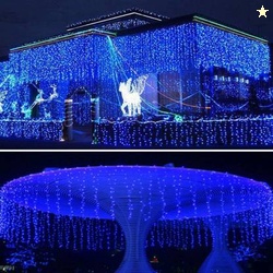 Vespa Fairy 56 LED 13METER String Lights Green Wire, 8 Modes Waterproof Christmas Candle(Blue, Pack of 1)