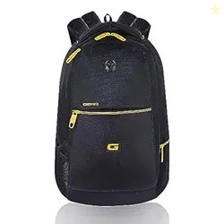 Gear 30 ltrs Black and Yellow Casual Backpack (BKP0SPAC40112)
