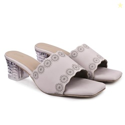 ACTION Signora Womens Block Heel Sandals Signora100-Purple-3| Open Toe Faux Leather Sandals with Snake Print | Comfortable Fashion Heels for Casual Purple