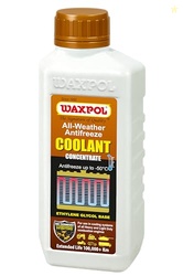 Waxpol All Weather Antifreeze Coolant Concentrate 1:4-1L with Oat Long Life Technology for All Petrol, Diesel, and CNG Vehicles Car & Truck