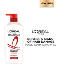 LOreal Paris Total Repair 5 Repairing Shampoo with Keratin XS Technology - 1 L