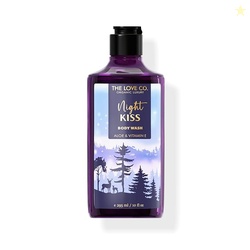 THE LOVE CO. Night Kiss Body Wash - Bath & Body Wash For Women - Summer Body Wash - Luxurious, Hydrating, Nourishing, 100% Vegan - 250ml