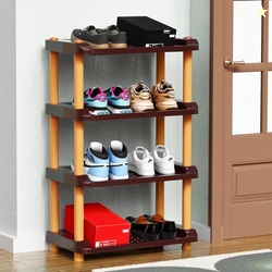 Lifelong 4-Tier Heavy Duty Shoe Rack | Storage Organizer for Shoes, Sl