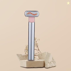 ENLIWISH 4-in-1 Skincare Red Light Therapy Wand - EMS Microcurrent - Rechargeable Vibrating Red Light Therapy Therapeutic Facial Skin Care Tool Eye Beauty Wand Face Massager