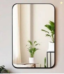 LUPPRA 1218in Frameless Wall Mirror Bathroom Mirror(Rectangle Finish :