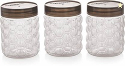MASTER COOK Plastic Utility Container - 600 ml(Pack of 3, Clear)