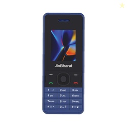 JioBharat V2 4G Phone with JioTV, JioHotstar, JioSoundPay, JioSaavn, Long Lasting Battery, LED Torch, Digital Camera | Blue | Locked for JioNetwork