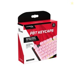 HyperX PBT Keycaps  Full Key Set, Double Shot PBT Material, (Layout), (Keys), Pink (519T9AA#ABA)