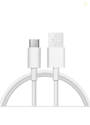 Vivo Original 44W Flash Charging Cable USB Type-C for Vivo V30/V29/V28/V27/V25/V23e/V23pro/V21 5G/iQ Neo9pro/12 5G/Neo7pro/Z7/Z7S/Z6 Lite/11/Z6/T2/iQ9,120W Supports Y & T series