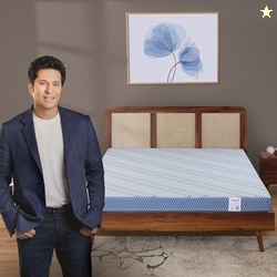 Livpure Smart Lumbar HR Foam Mattress| 3D Sleeptech Zones | Advanced Support with ComfortScience Tech| High GSM Certified Zipper Fabric| Queen Bed (72x60x4) inch, 5 Years Warranty