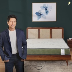 Livpure Smart Regal Orthopaedic Plush Mattress with Swirl Gel Foam & Latex | 5 Zone HR Foam & COMFORTSCIENCE Tech with 16 BIOCRYSTALS | Luxury Serene Fabric |Queen Bed 75x60x6 inch, 10 Year Warranty
