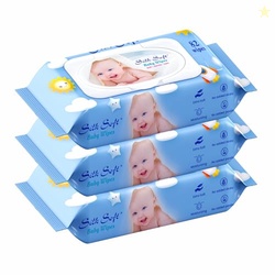 Silk Soft Baby Wet Wipes with Lid  246 Wipes (82 x 3 Packs) | Fragrance-Free, Alcohol-Free & Hypoallergenic | Extra Thick, Moisturizing & Gentle on Sensitive Baby Skin