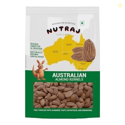 Nutraj Australian Almonds (Badam Giri) 1 kg Pouch - Whole | Dry Fruits and Nuts