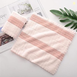 Cortina Eco-Friendly Microfiber Face Towel | Ultra Soft, Absorbent, Quick Dry Towels for Facewash, Gym, Sports, Travel | 25 x 25 Cm | Pack of 6 - Light Pink