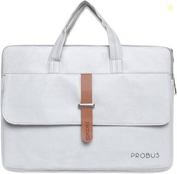 Probus 13.3 Inch Flap Canvas Laptop Sleeve - Grey Laptop Sleeve/Cover(Grey, 13.3 inch)