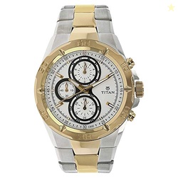 Titan Regalia Chronograph Silver Dial Men's Watch-NN9308BM01/NP9308BM01