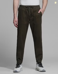 Jack & Jones Relaxed Fit Flat-Front Jogger Pants