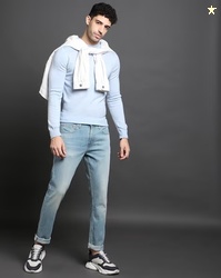 LEVI'S Men 512 Mid-Wash Slim Tapered Fit Jeans