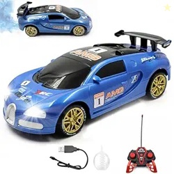 Zivvy Big Remote Control Car Blue | 2.4G Rechargeable Car with 150m Ra