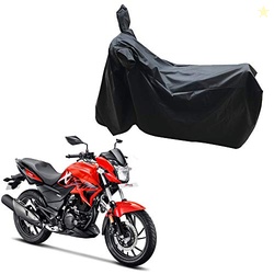 Oshotto Dust and Water Proof Double Mirror Pocket Leatherite Bike Body