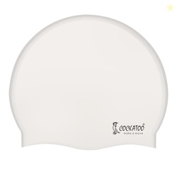 Cockatoo SC01 Rubber Swimming Cap for Adults, Swimming Cap for Men & W