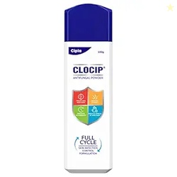 Cipla Clocip Antifungal Powder 100gm (Pack of 3)