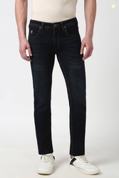 PETER ENGLAND Men Slim High Rise Blue Jeans