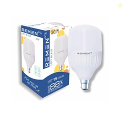 REMEN B22 30W LED Bulb, High Wattage Jumbo Led Bulb 30 Watt Cool Day Light (White, Pack of 1)