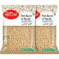Melam Broken Wheat Dalia (500g) Pack of 2 | Healthy Dietary Supplement | Supports Balanced Nutrition | No Added Artificial Colours & Preservatives