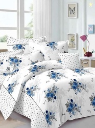 ALAFICER Cotton Double Bedsheet (Pack of 1, MULTI)